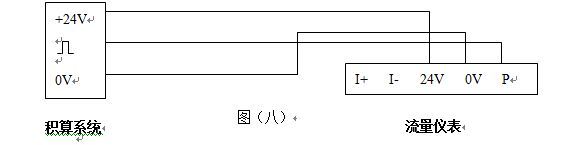 電容式渦街流量計三線制渦街流量儀表配線設(shè)計