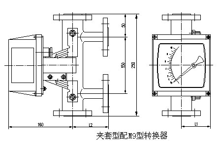 lzb浮子流量計(jì)外形尺寸圖